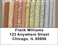 Vintage Fabrics Address Labels | LBQBA-20