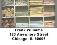 Vintage Fabrics Address Labels | LBQBA-20