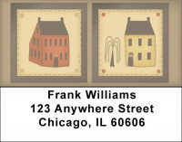 Americana Folk Art Address Labels | LBQBA-21