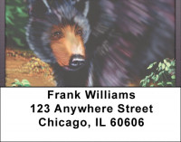 Black Bears Address Labels | LBQBA-24