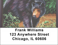 Black Bears Address Labels | LBQBA-24