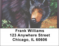 Black Bears Address Labels | LBQBA-24
