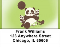 Panda Play Address Labels | LBQBA-25