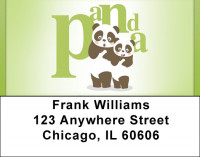 Panda Play Address Labels | LBQBA-25