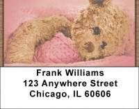 Vintage Snuggle Buddy Address Labels | LBQBA-26