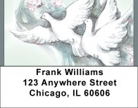 Blossoms Of Peace Address Labels | LBQBA-33