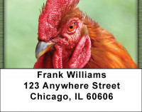 Cocky Roosters Address Labels | LBQBA-59