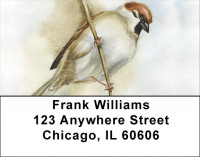 Simple Sparrows Address Labels | LBQBA-61
