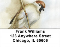 Simple Sparrows Address Labels | LBQBA-61