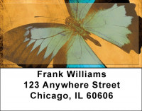 Rustic Butterfly Address Labels | LBQBA-77