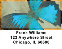 Rustic Butterfly Address Labels | LBQBA-77