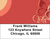 Butterflies And Blossoms Address Labels | LBQBA-79