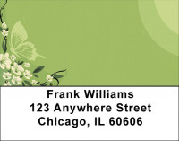 Butterflies And Blossoms Address Labels | LBQBA-79