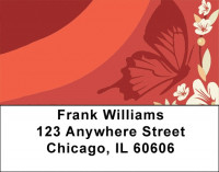 Butterflies And Blossoms Address Labels | LBQBA-79