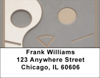 Abstract Cat Address Labels | LBQBA-82