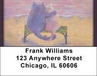 Catty Couples Address Labels | LBQBA-86