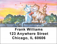Purr-fect Love Address Labels | LBQBA-95