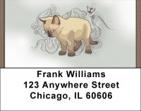 Siamese Kittens Address Labels | LBQBA-97