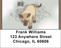 Siamese Kittens Address Labels | LBQBA-97