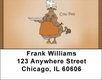 A Cow's Life Address Labels | LBQBB-04