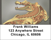 Crazy Crocodiles Address Labels | LBQBB-16
