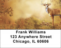 Deer On Fall Morning Address Labels | LBQBB-17