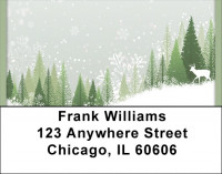 Deer Winter Holiday Address Labels | LBQBB-19