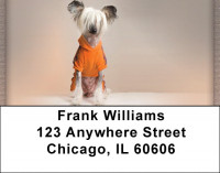 Chinese Crested Address Labels | LBQBB-40