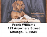 Smarter Dachshunds Address Labels | LBQBB-49