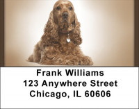 English Cocker Spaniel Address Labels | LBQBB-52