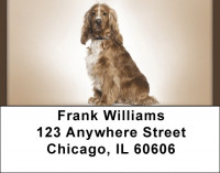 English Cocker Spaniel Address Labels | LBQBB-52