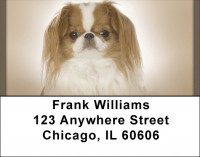 Japanese Chin Address Labels | LBQBB-64