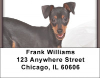 Playful Pincher Address Labels | LBQBB-80