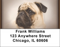Precious Pugs Address Labels | LBQBB-89