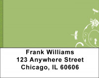 Dragonfly Filigree Address Labels | LBQBC-09