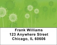 Fields Of Wildflowers And Dragonflies Address Labels | LBQBC-11