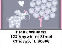 Elephant Fantasies Address Labels | LBQBC-17