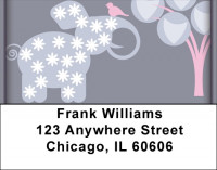 Elephant Fantasies Address Labels | LBQBC-17