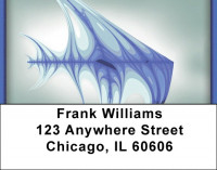 Artistic Fish Symbols Address Labels | LBQBC-27