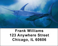 Blue Marlin Address Labels | LBQBC-28