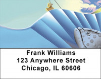 Catching Dinner Address Labels | LBQBC-29