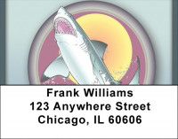 Shark Attack Address Labels | LBQBC-41
