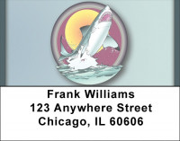 Shark Attack Address Labels | LBQBC-41