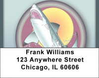 Shark Attack Address Labels | LBQBC-41