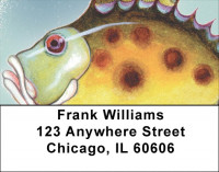 Tropical Artistic Fish Address Labels | LBQBC-46