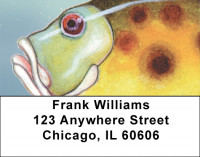 Tropical Artistic Fish Address Labels | LBQBC-46