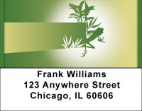 Frog Silhouette Address Labels | LBQBC-51
