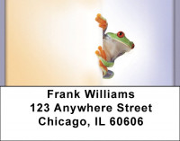 Over The Top Frogs Address Labels | LBQBC-55