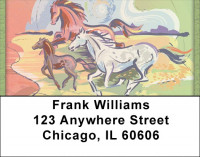 Wild Horses Address Labels | LBQBC-60