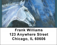 Arabian Horse Portraits Address Labels | LBQBC-61